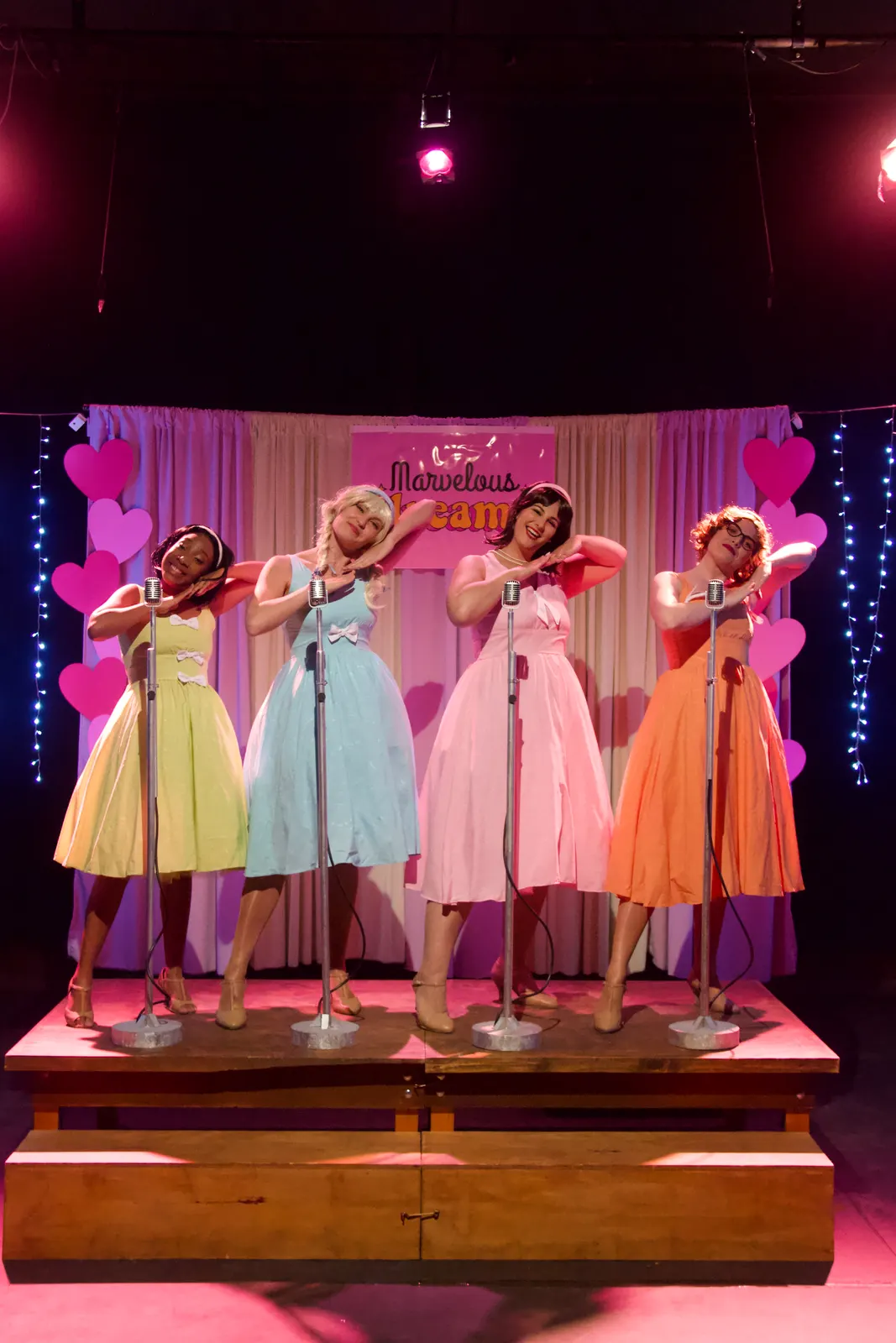 The Marvelous Wonderettes on stage