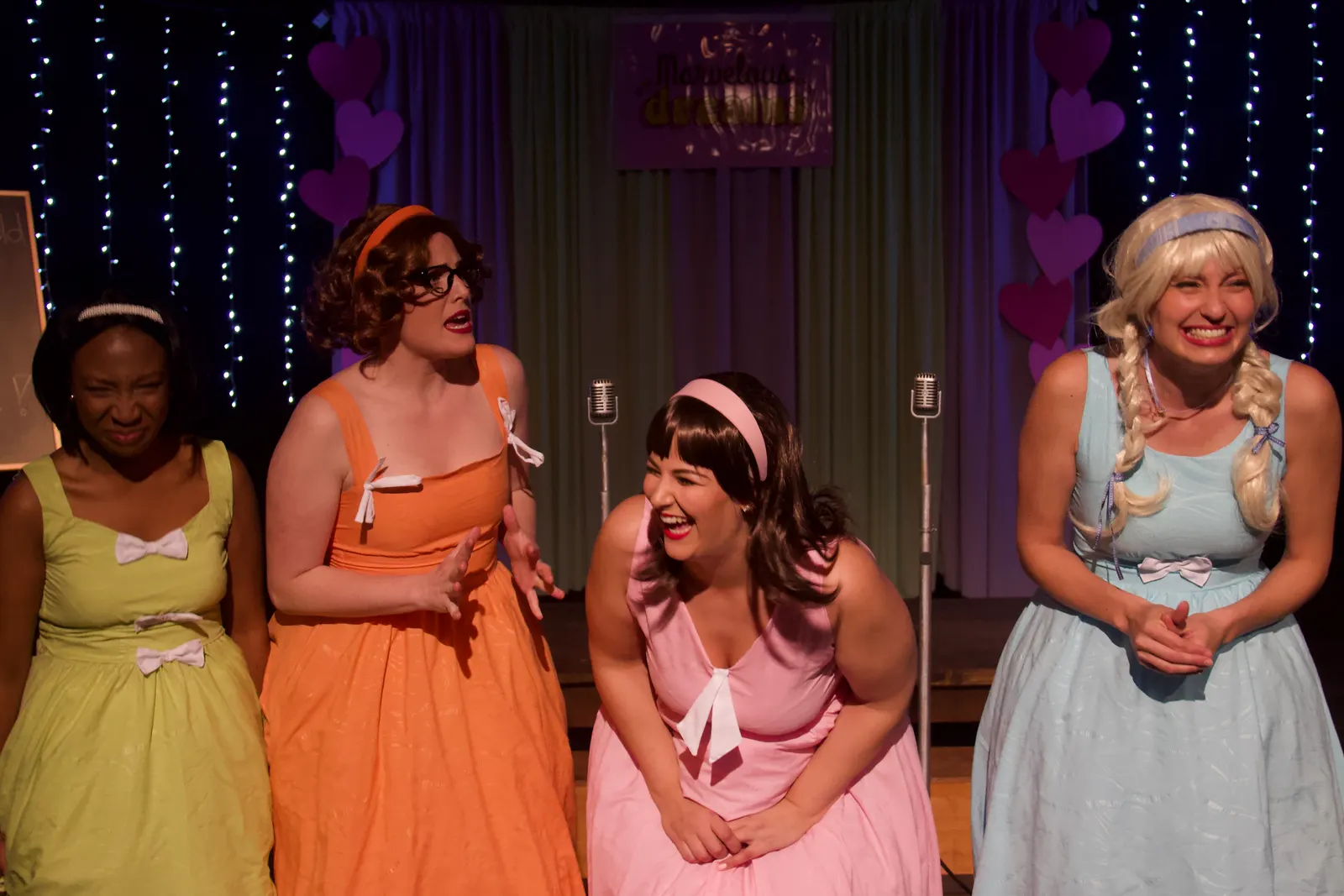 The Marvelous Wonderettes on stage