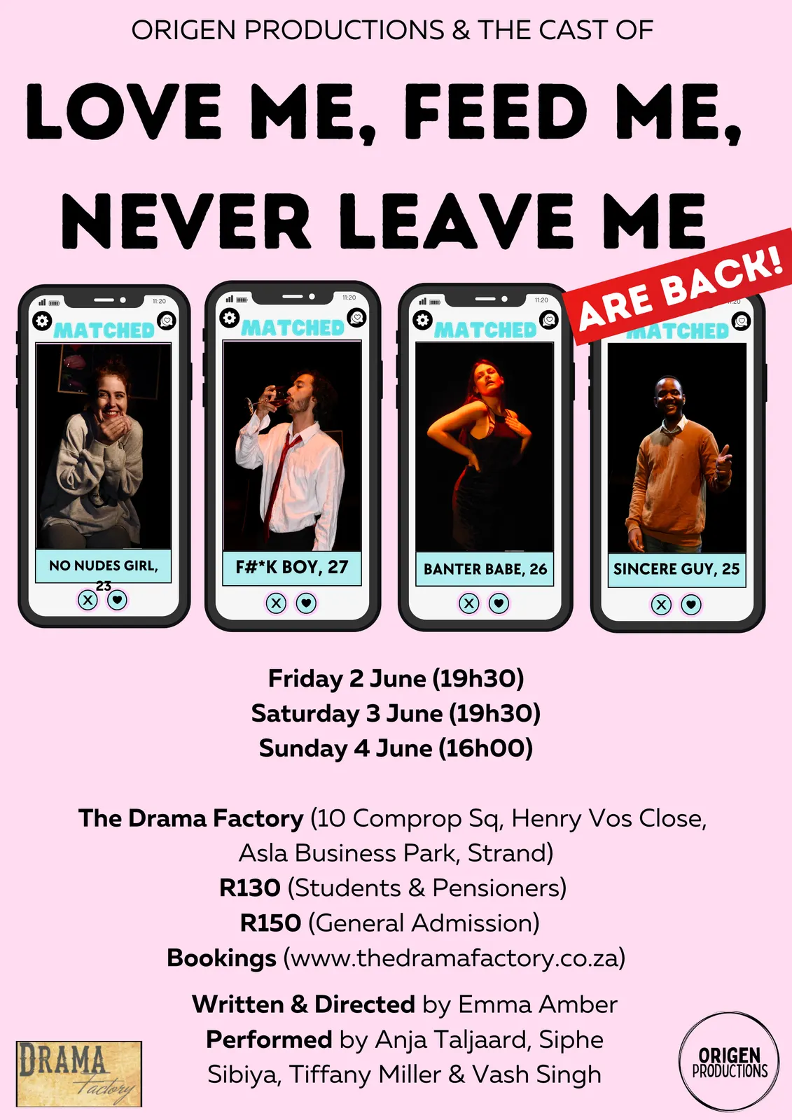 Love Me, Feed Me, Never Leave Me poster
